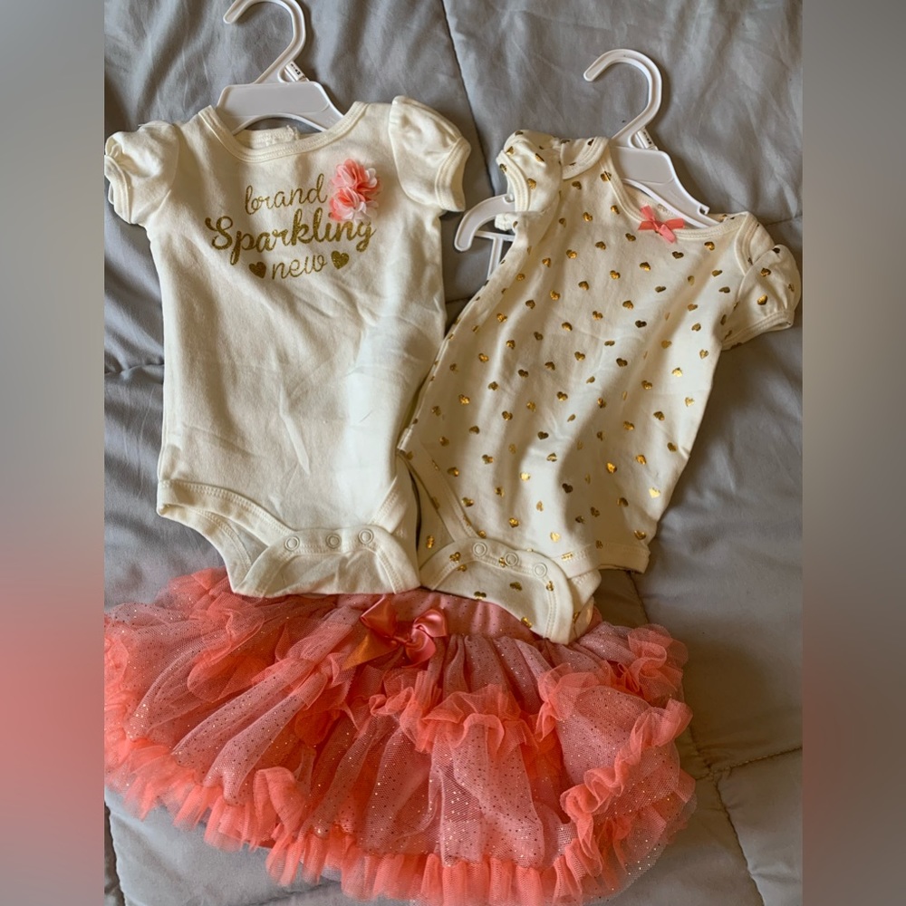 3/6 Month Onsie with matching tutu